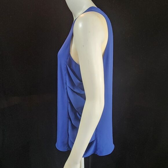 BCBGMaxAzria Cobalt Blue Eavan Sleeveless Blouse (S) - Picture 7 of 8